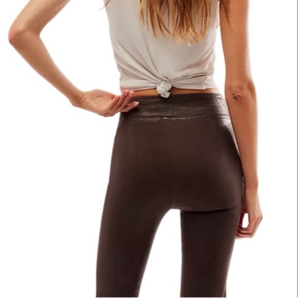 NWT Frame Jet Set Mini Boot Chocolate Cropped Pants Size 0 - Picture 7 of 14